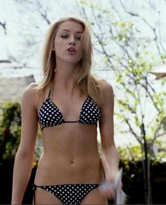 Amber Heard buttocks are visible