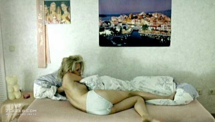 Franziska Weiss in lingerie